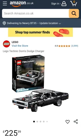 LEGO Technic 42111 Dodge Charger