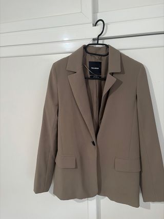 Blazer Pull&Bear Beige Talla Única