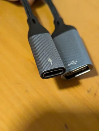Hub USB-C OTG 3 en 1, 60W, 2 USB + USB-C