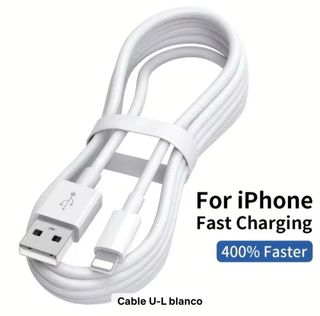 Cable carga rápida iPhone USB a Light