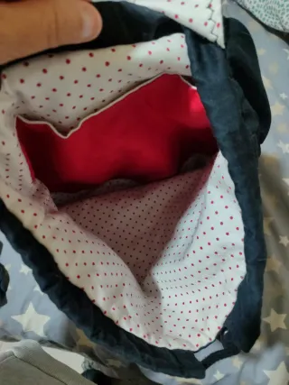 Mochila negra mujer
