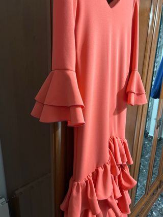 Vestido Gitana Infantil Naranja