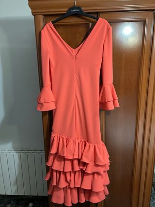 Vestido Gitana Infantil Naranja