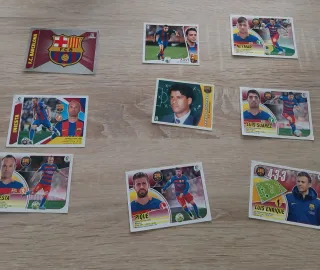 Lote cromos FC Barcelona: Piqué, Suárez, Coutinho