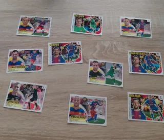 Lote cromos FC Barcelona: Piqué, Suárez, Coutinho