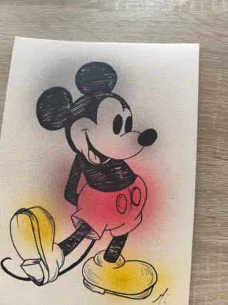 Lámina Mickey Mouse A5