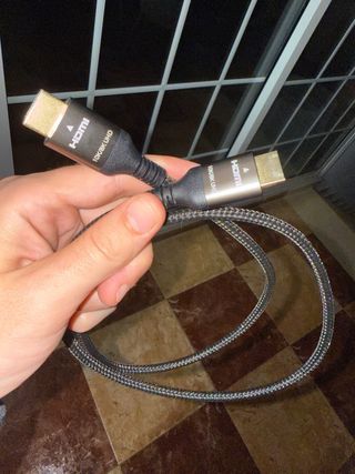 Cable HDMI 4K/8K/10K de 1metro de largo.