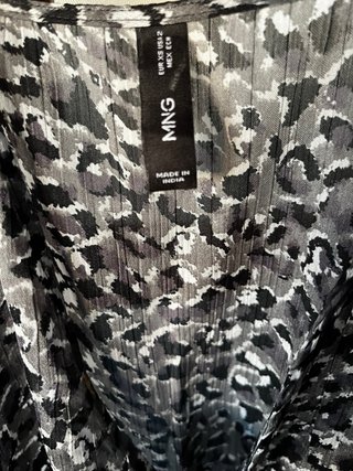 Vestido mini estampado animal print