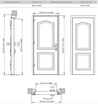 PUERTA EXTERIOR PROVENZAL ROBLE VIEJO