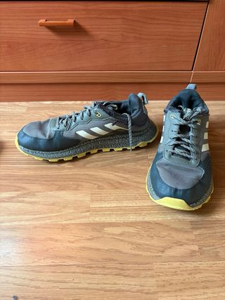 Zapatillas Adidas Trail Running Gris/Amarillo