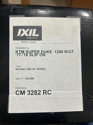 Escape IXIL KTM 1290 Super Duke original