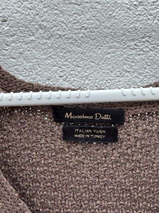 Vestido Massimo Dutti marrón talla M