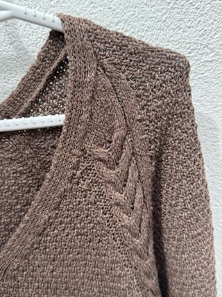 Vestido Massimo Dutti marrón talla M