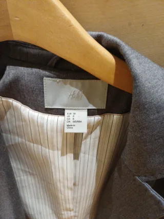Blazer H&M Gris Talla M