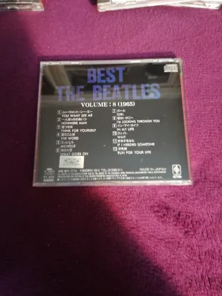 Lote 8 CDs The Beatles Greatest Hits Ed. Japonesa