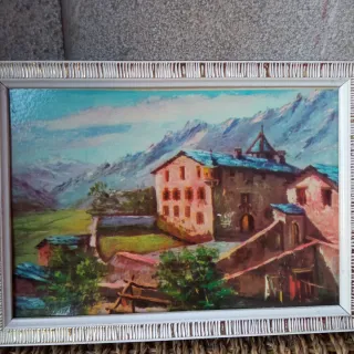 Cuadro Retro Montaña 1940