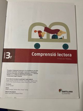 Comprensió lectora 3r Primària : fitxes de treball