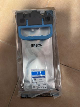 Tinta Epson T01D1Negra,T01D2 Azul y T01D4 Amarillo