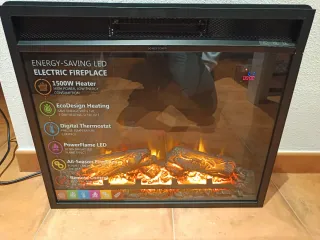 Chimenea eléctrica TAGU LED 1500W