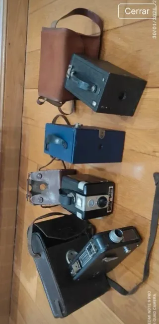Lote 1 Cámara y 3 Video Camara Vintage Sg pasado
