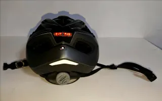 Cascos Bicicleta XXL Negro, Rojo y plateado