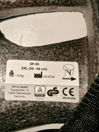 Cascos Bicicleta XXL Negro, Rojo y plateado