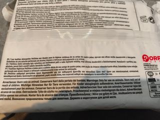 Confezione da 500 salviette igieniche per cani/gatti