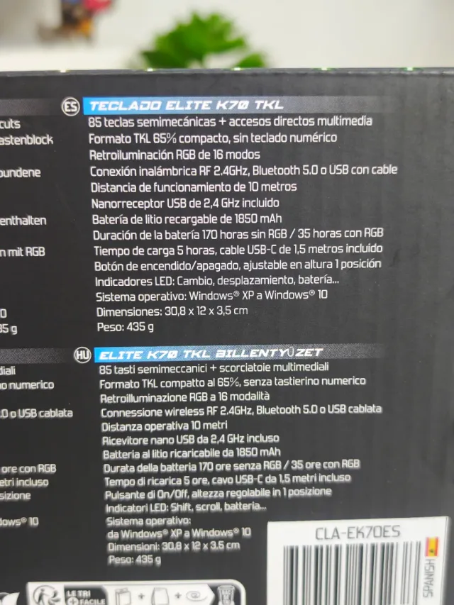 Teclado elite k70 Spirit of gamer