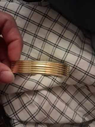 Pulsera Damart Dorada con Cristales