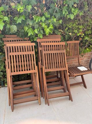 Tavolo da giardino + sedie in regalo