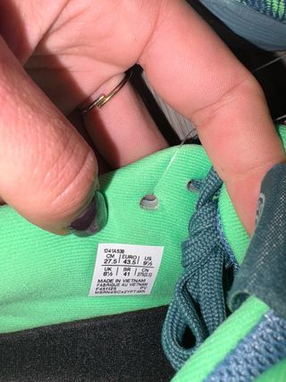 Zapatillas ASICS Padel Verde/Azul