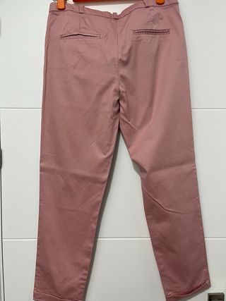 Pantalón Chino Mujer Springfield Rosa
