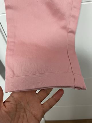 Pantalón Chino Mujer Springfield Rosa