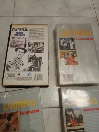 Lote 6 Películas VHS: Cantinflas y Viva México