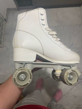 Patines Escolares Blancos Talla 40