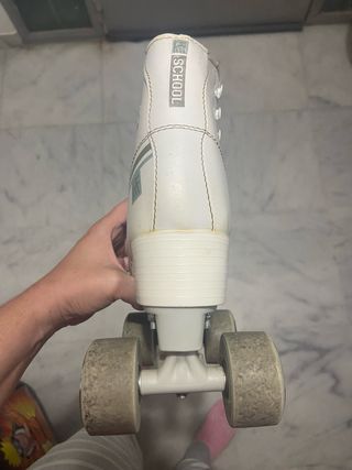 Patines Escolares Blancos Talla 40