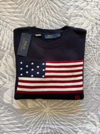 Camisola Polo Ralph Lauren Bandeira EUA
