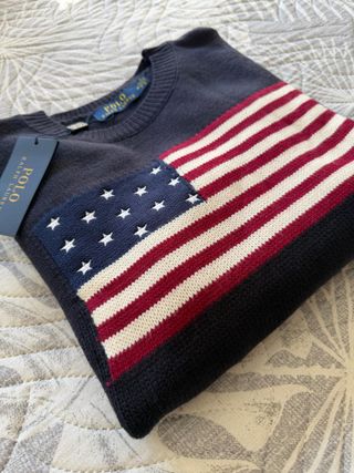 Camisola Polo Ralph Lauren Bandeira EUA