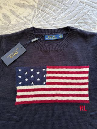 Camisola Polo Ralph Lauren Bandeira EUA