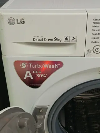Lavadora LG Direct Drive 9kg