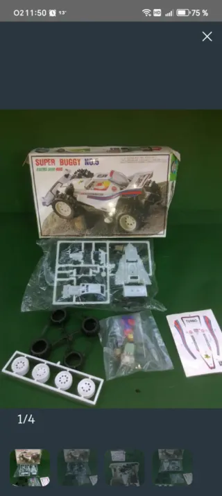 Maqueta Tamiya Super Buggy No.5 Racing Mini 4WD