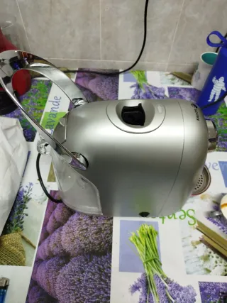 Cafetera Fagor Plata y Roja