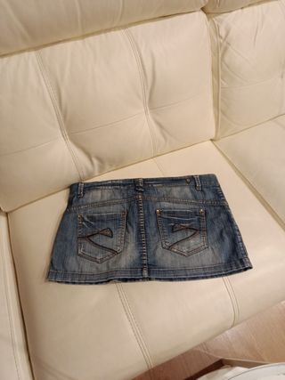 Mini falda tejana