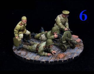 Figuras Rusas Batalla de Berlín #1, 1/72-1/56