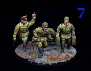 Figuras Rusas Batalla de Berlín #1, 1/72-1/56