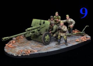Figuras Rusas Batalla de Berlín #1, 1/72-1/56