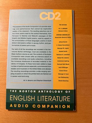 The Norton Anthology of English Literature, Vol. 2