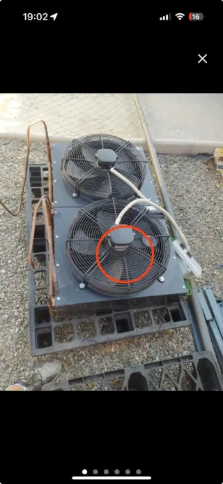 Motor cámara frigorífica