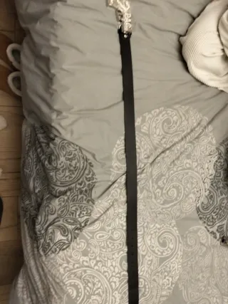 Cinturón hebilla pistola diamantes