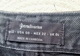 Shorts vaqueros Stradivarius negros XSS